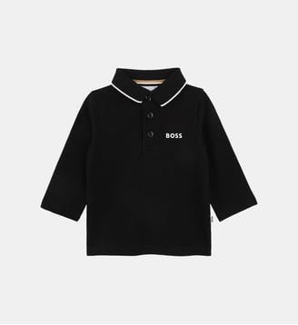 Polo manches longues - BOSS Kidswear - Black