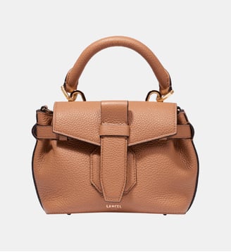 Mini Sac à main Charlie en cuir - Lancel - Camel