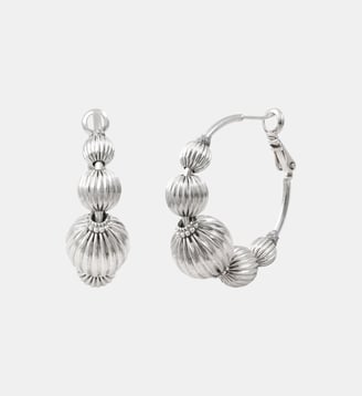 Boucles d'oreilles créoles   - Inti - Satellite - Argenté