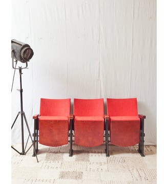 Fauteuils de cinéma Victor N°24- Produit chiné - Debongout - Bois clair