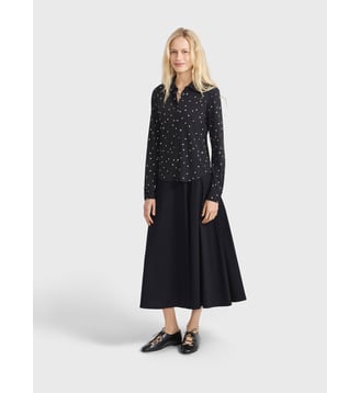chemise Boys à pois noir et blanc Agnès b.