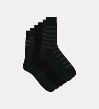Lot de 3 paires de chaussettes Coton Style - Dim - Noir