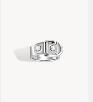 Bague Rivet Argent Statement