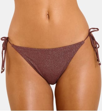 Bas de maillot culotte nouée Massa - Banana Moon - Marron