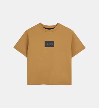 Tee-shirt manches courtes - Karl Lagerfeld Kids - Havane