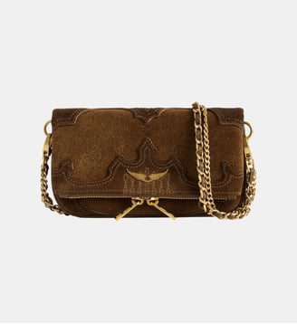 Pochette Rock Mini Western - Zadig&Voltaire - Marron cognac