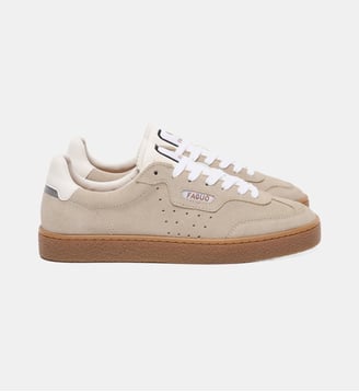 Baskets cuir LUMBO - Faguo - Beige
