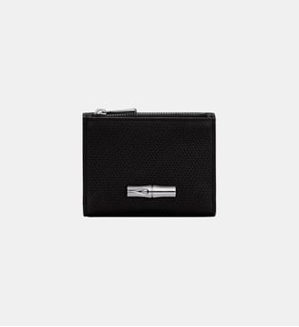 Portefeuille compact - Le Roseau - Longchamp - Noir