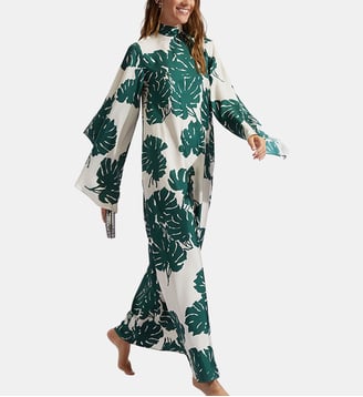 Robe Mgnifico Monstera Dark Green - La DoubleJ - Vert foncé