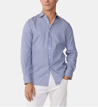 Chemise Bengal Double Face Coupe Ajustée Hackett London