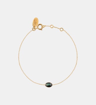 Collier doré golden shadow moon - kuchi Caroline Najman