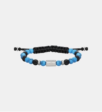 Bracelet souple Dan en Acier 316L avec turquoise bleu turquoise - Phebus - Acier