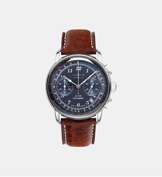 Montre Los angeles Bleu foncé Z-7614-3 - Zeppelin - Argenté