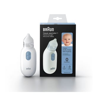 Mouche bébé 1 - BNA100 - Braun - Blanc