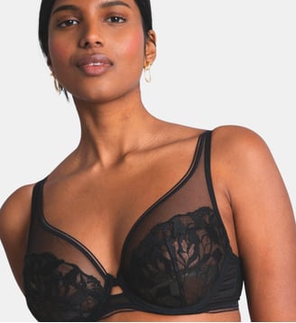 Soutien-gorge armaturés grande taille Sin noir - Maison Lejaby - Noir