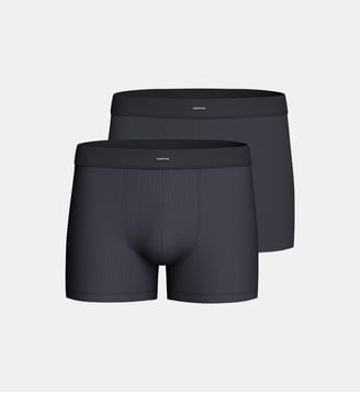 Pack de 2 Boxers d'homme en Coton Modal - Impetus - Bleu marine