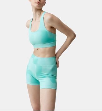 Short de sport Elizabeth - Born Living Yoga - Vert turquoise