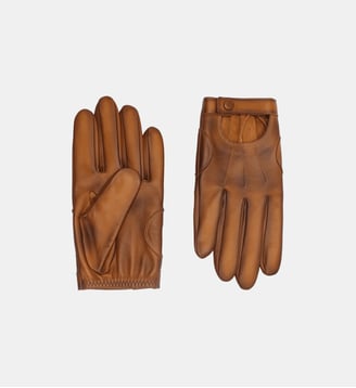 Gants Liam Mobilité Homme Cuir Non Doublés - Agnelle - Toscana patine et écru