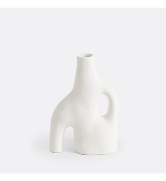 Bibelot en céramique H20,5 cm - La Redoute Interieurs - Blanc