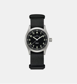 Montre Khaki field Noir H69401430 - Hamilton - Argenté