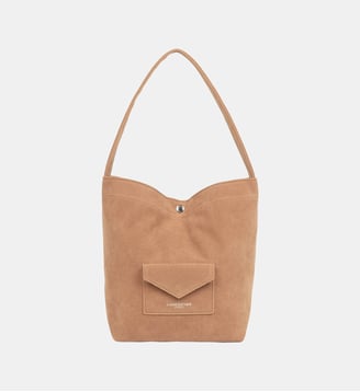 Mini sac seau Suédine KBA - Lancaster - Moka