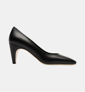 Ascol - Escarpins En Cuir Lisse Noir - Parallèle - Noir