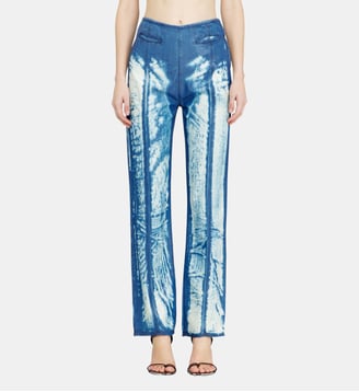 Slim Jeans High Waist D-LYSAR - Diesel - Bleu moyen