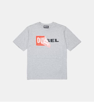 T-shirt avec logo - Diesel Kids - Gris