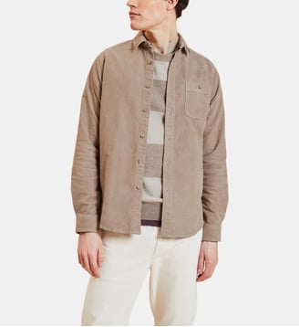 Chemise classique coton ONCA - Faguo - Beige
