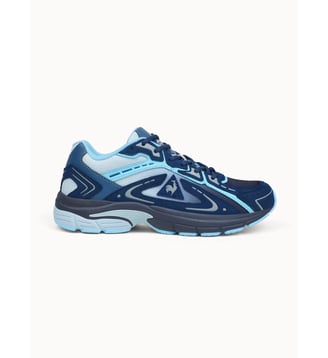 Sneakers running avec mesh dégradé et cuir Roadtrack - Le Coq Sportif - Moonlit ocean