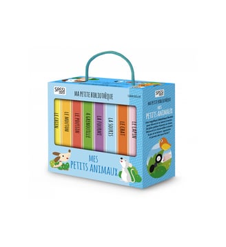 MA PETITE BIBLIOTHEQUE- MES PETITS ANIMAUX - Sassi - Multicolore