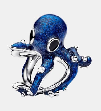 Charm Poulpe Bleu - Pandora - Argenté