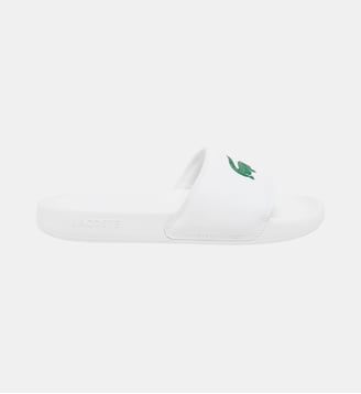 Claquettes Serve Slide 0.0 femme - Lacoste - Blanc et vert
