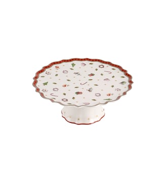 Plat à gâteaux sur pied petit - Villeroy & Boch - Multicolore