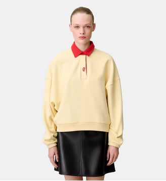 Sweatshirt oversize coton - Claudie Pierlot - Bicolore