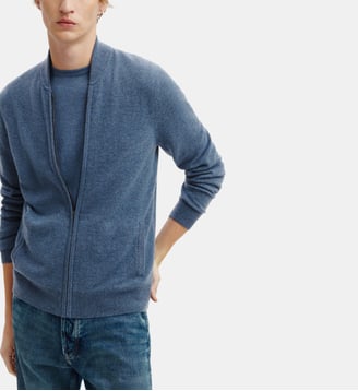 Gilet zippé Curtis - Bompard - Bleu averse