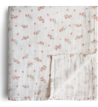 Maxi lange en coton bio - Mushie - Rose