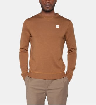 Pull Murat en laine mérinos - Serge Blanco - Noisette