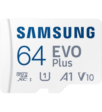 Carte Micro SD 64Go Evo plus avec adaptateur - Samsung - Standard