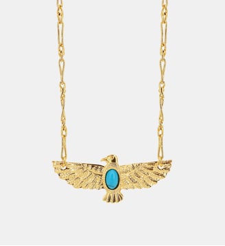 Collier Birdy - Nilaï - Bleu turquoise
