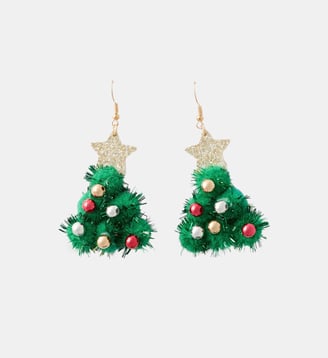 Boucles d'oreilles sapin de Noël - Balaboosté - Vert