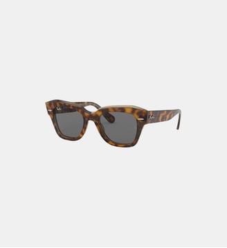 Lunettes de soleil STATE STREET RB2186 - Ray Ban - Havana sur marron transparent