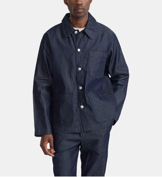 veste sanshui bleue - Agnès b. - Bleu denim