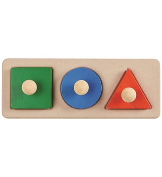 Puzzle à encastrer - PlanToys - Multicolore
