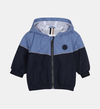 Coupe-vent à capuche - BOSS Kidswear - Bleu cargo