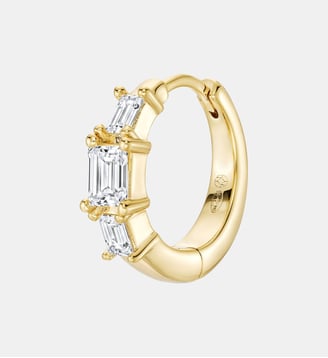 Boucle d'oreille Lucia Blanche Or - Nebuleuse Bijoux - Or