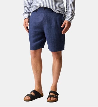 Short en lin Longbeach - Rodd & Gunn - Marine