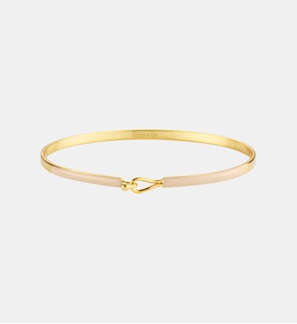 Bracelet fermoir en goutte - Bangle Up - Beige mastic