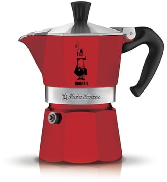 Cafetière italienne - Moka Express - 3 Tasses - Bialetti - Rouge