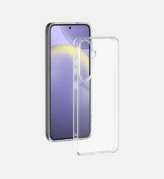 Coque Samsung S25+ Antichoc Made in France - Essentiel B - Transparent